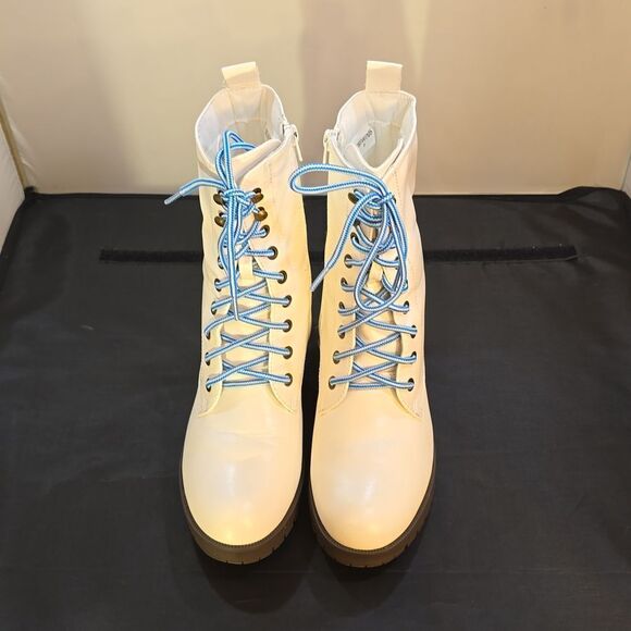 BRAND NEW DREAM PAIRS LACE-UP ROUND-TOE WOMEN'S BOOTS - Picture 2 of 14